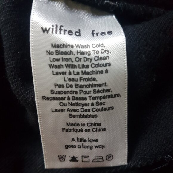 Aritzia Wilfred High Rise Free Modern Cargo Pant  Black Sz 0 - Picture 15 of 16